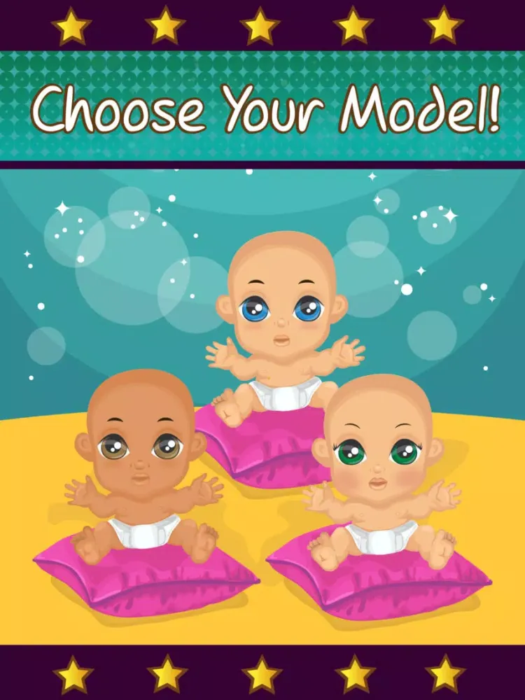 Ảnh chụp màn hình của Baby Dress Up Game For Girls - Beauty Salon Fashion And Style Makeover FREE iPad 
