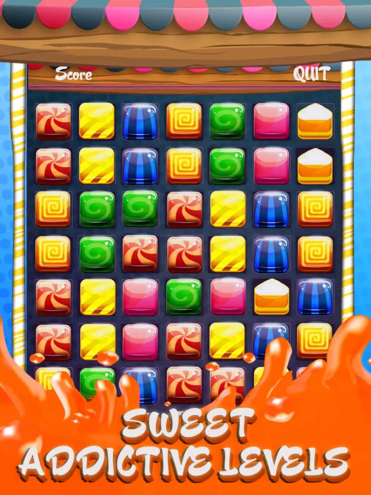 Candy Maker Blast Puzzle Games - Fun Dessert Swapping Game For iPhone And iPad HD FREE iPad  स्क्रीनशॉट