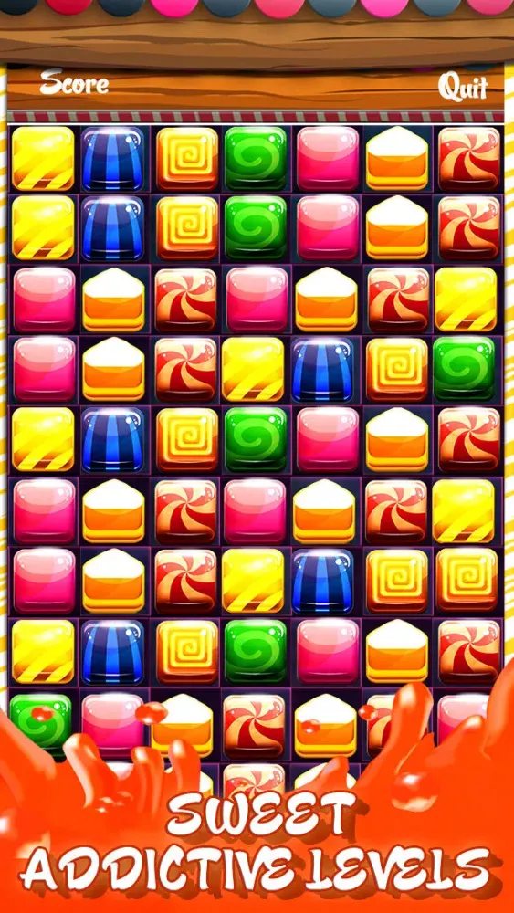 Candy Maker Blast Puzzle Games - Fun Dessert Swapping Game For iPhone And iPad HD FREE स्क्रीनशॉट