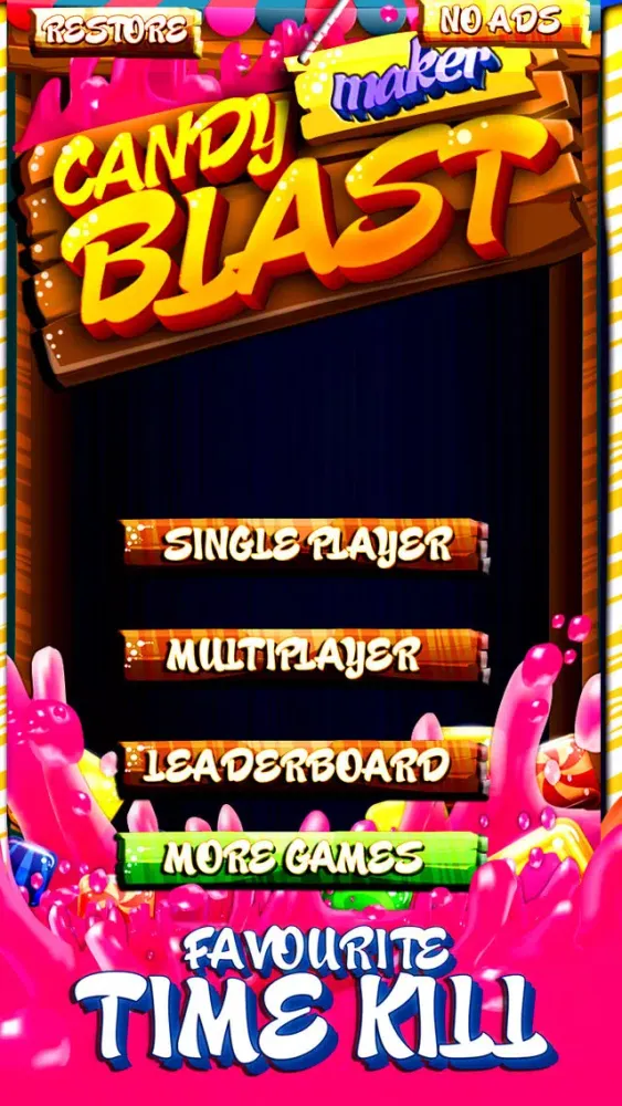 Candy Maker Blast Puzzle Games - Fun Dessert Swapping Game For iPhone And iPad HD FREE स्क्रीनशॉट