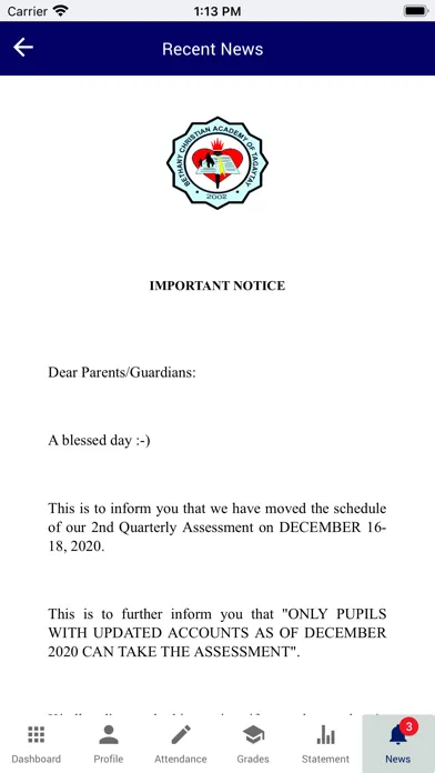 Bethany Christian Academy 스크린샷