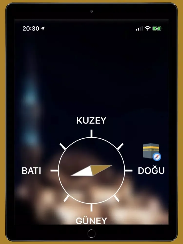 Tangkapan layar Kıble/İmsakiye iPad 