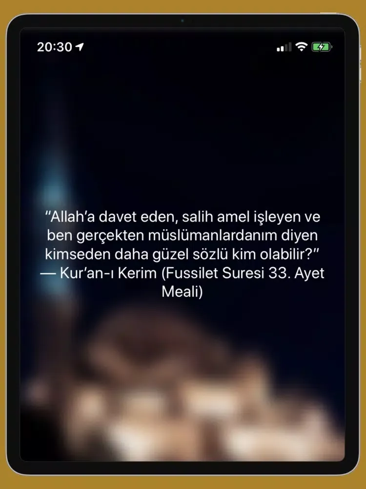 Tangkapan layar Kıble/İmsakiye iPad 
