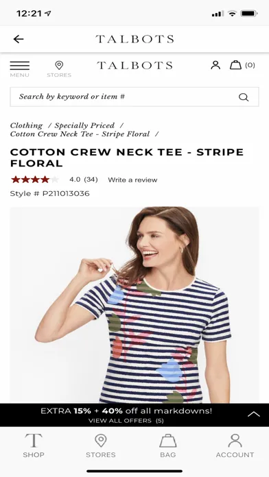 Captures d'écran de Talbots: Women's Clothing
