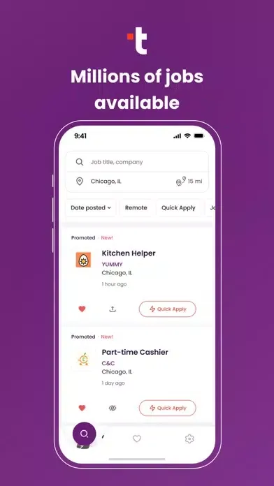 Скриншоты Talent.com Job Search