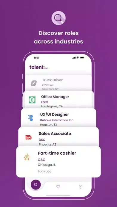 Скриншоты Talent.com Job Search