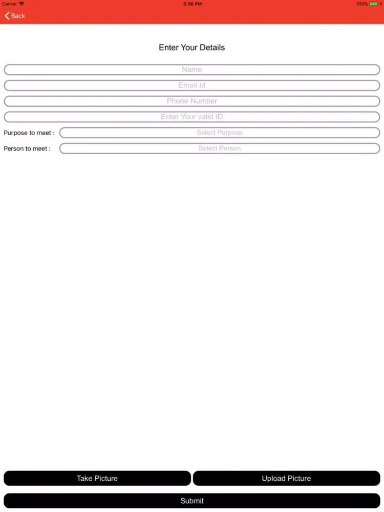 Manage Your Visitor iPad  Screenshots