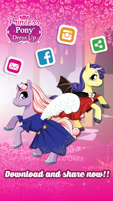 Capturas de tela do Pony Free Kids DressUp Creator For My Little Girl