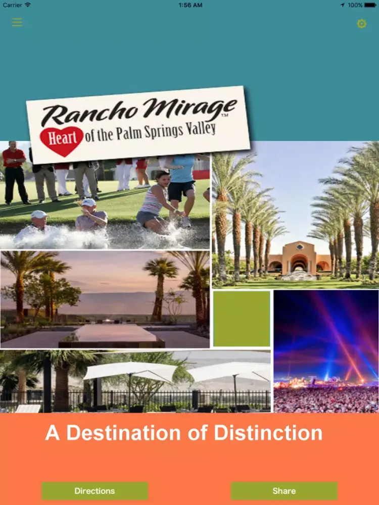 Tangkapan skrin Relax Rancho Mirage iPad 