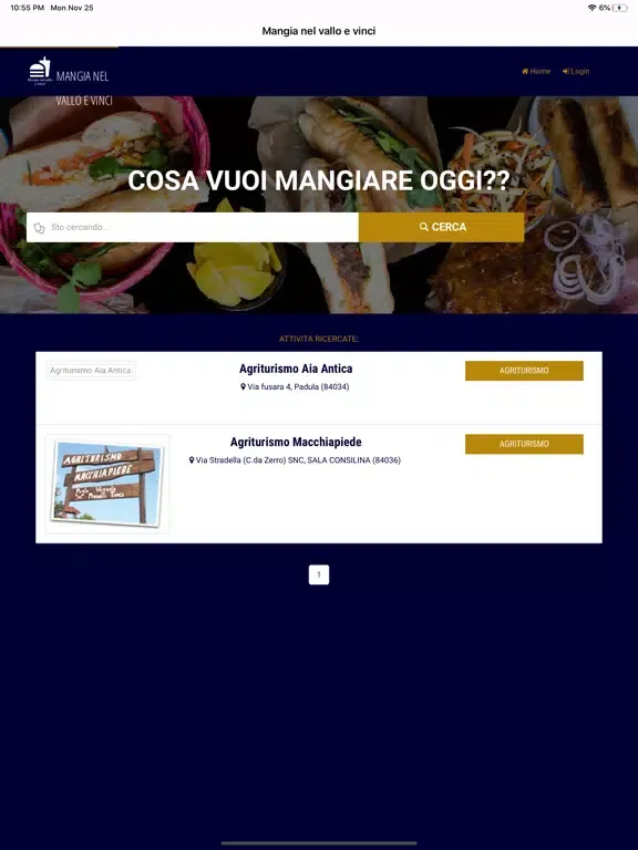 Mangia nel vallo e vinci iPad 应用截图