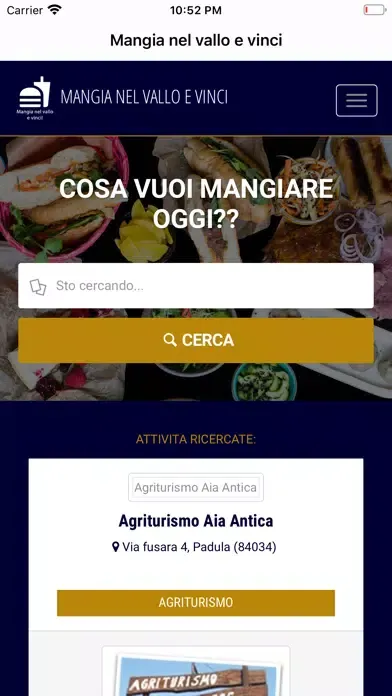 Mangia nel vallo e vinci应用截图