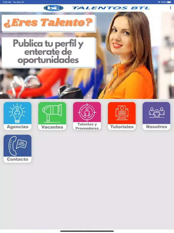 Ảnh chụp màn hình của Talentos BTL iPad 