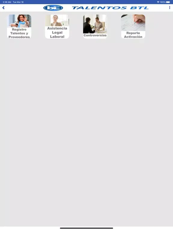 Ảnh chụp màn hình của Talentos BTL iPad 