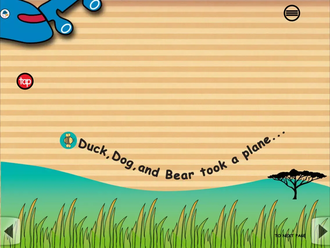 Duck, Dog & Bear Go to Africa iPad 应用截图