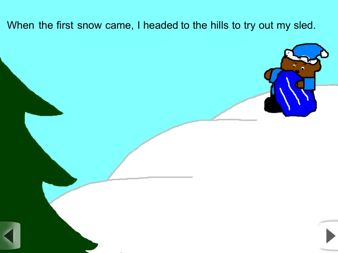 Baby Bear's Sled iPad  Ekran Görüntüleri