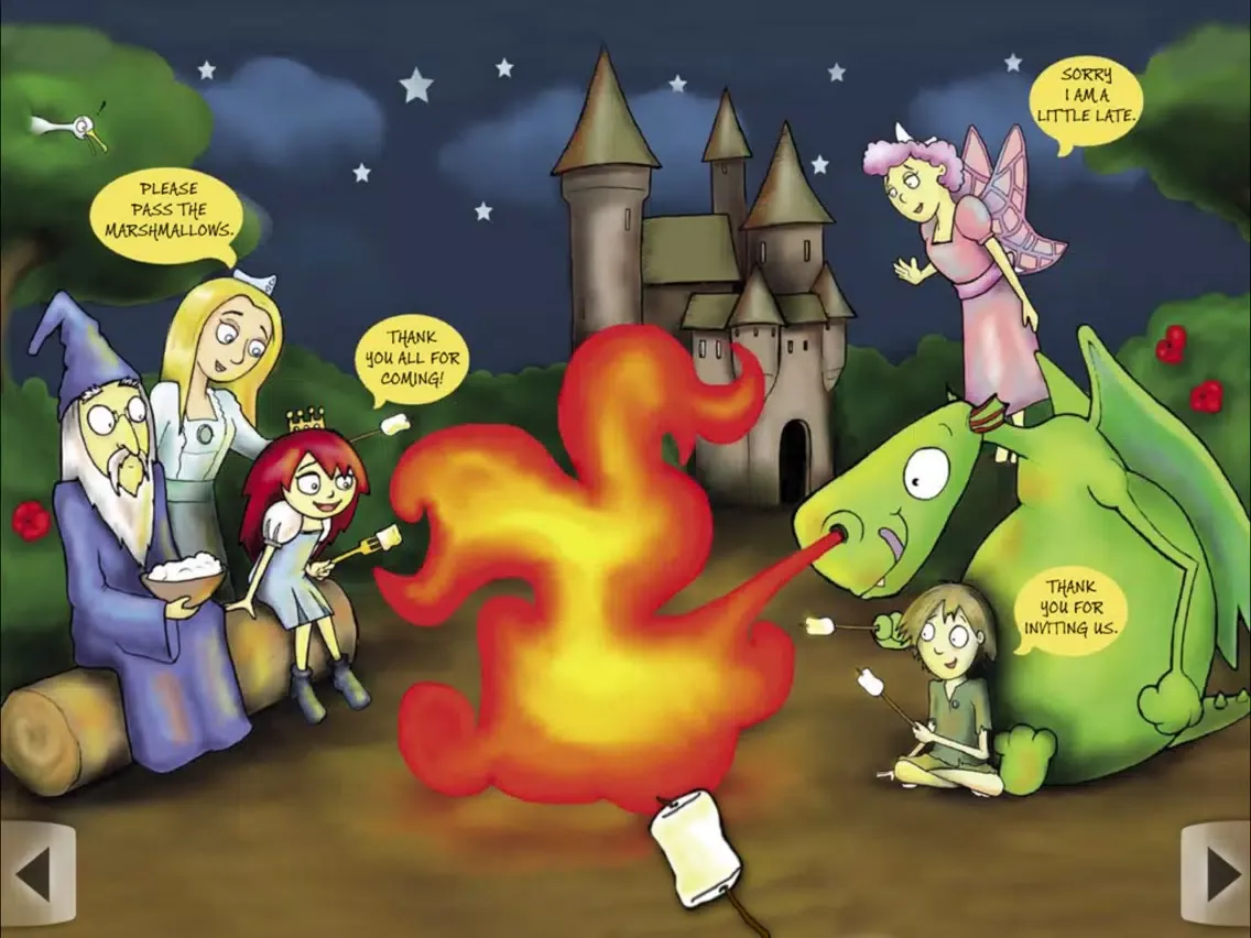 Capturas de pantalla de A Quest for Good Manners - Interactive Book App for Children iPad 
