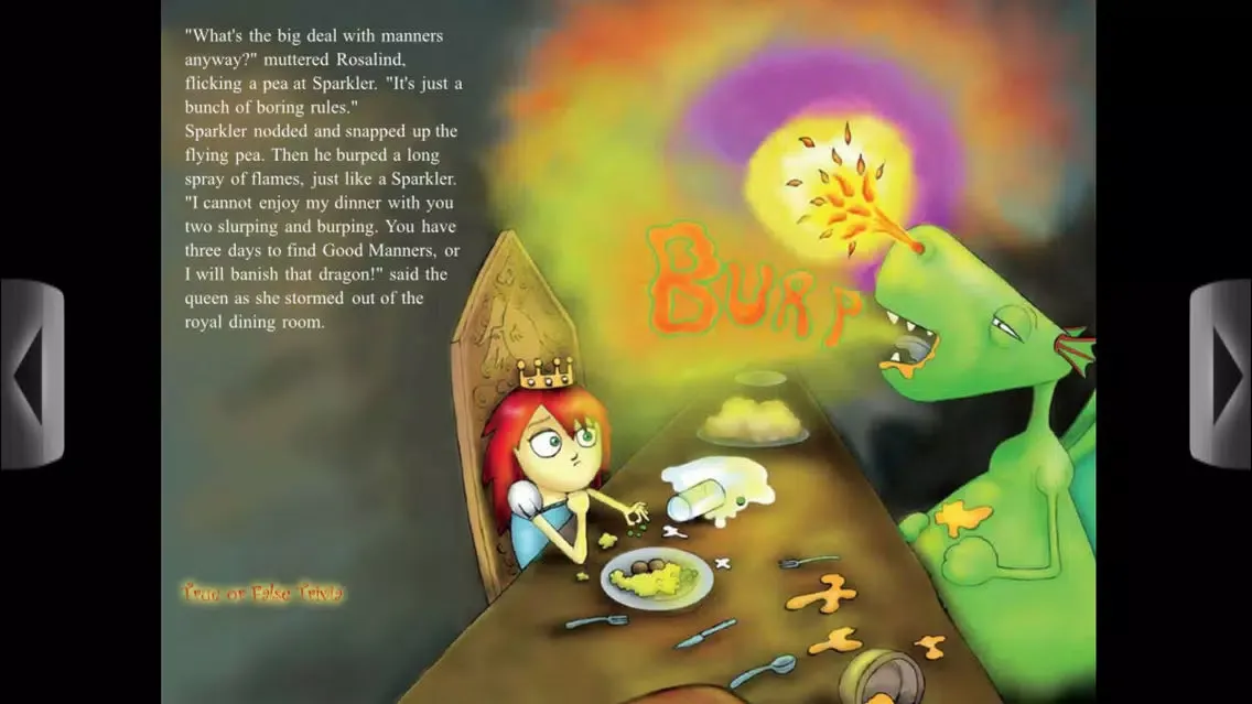 Capturas de pantalla de A Quest for Good Manners - Interactive Book App for Children