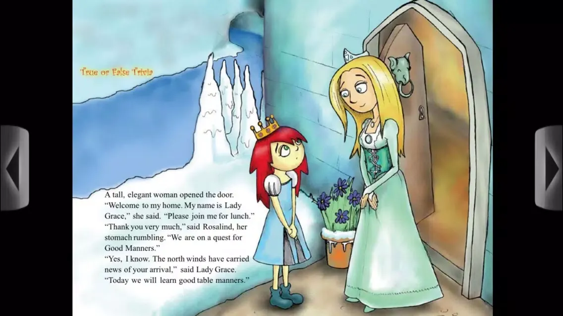 Capturas de pantalla de A Quest for Good Manners - Interactive Book App for Children