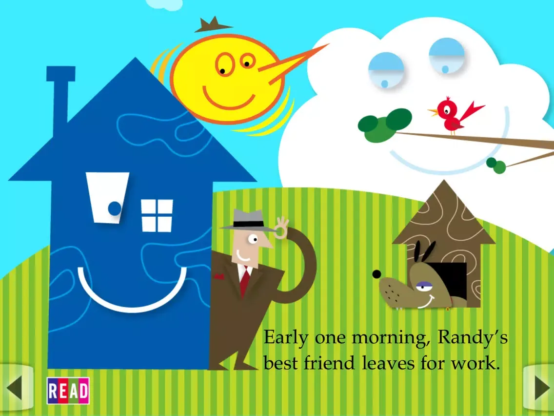 Tangkapan layar Randy the Daydreaming Dog iPad 