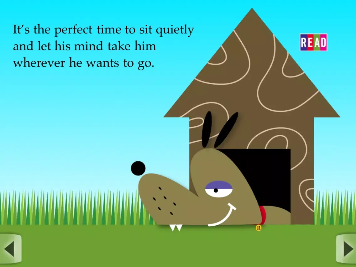 Tangkapan layar Randy the Daydreaming Dog iPad 