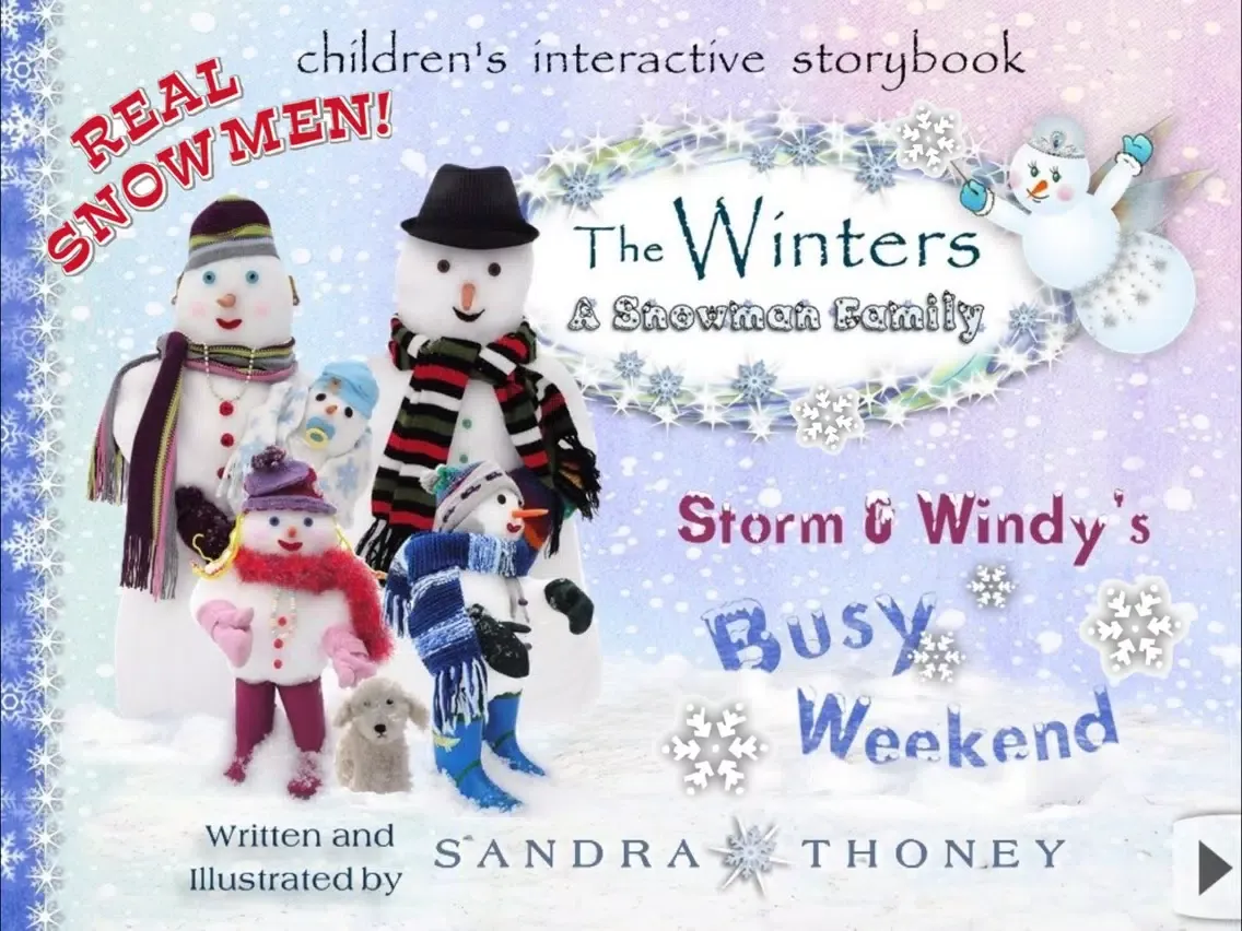 Ảnh chụp màn hình của The Winters, A Snowman Family, Storm & Windy's Busy Weekend (TSU iPad 