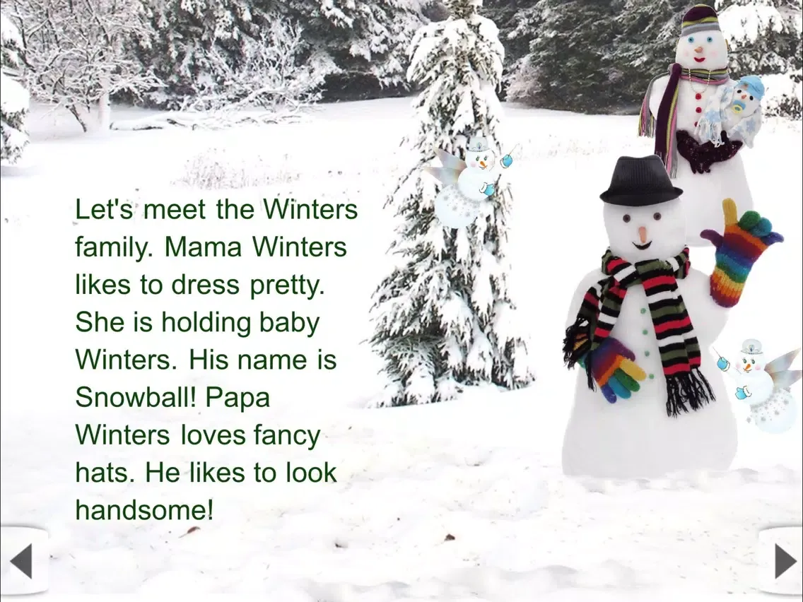 Ảnh chụp màn hình của The Winters, A Snowman Family, Storm & Windy's Busy Weekend (TSU iPad 