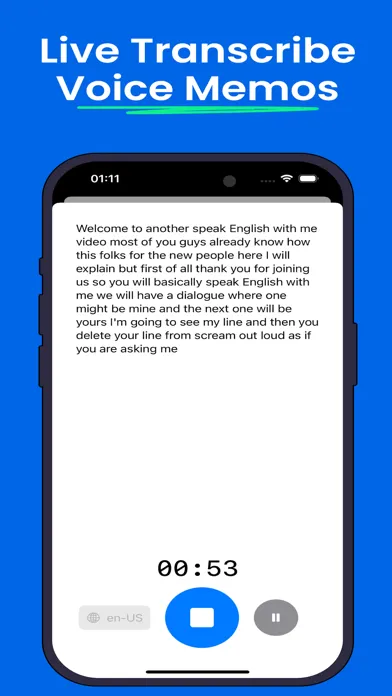 Скриншоты Transcribe & AI Voice to Text