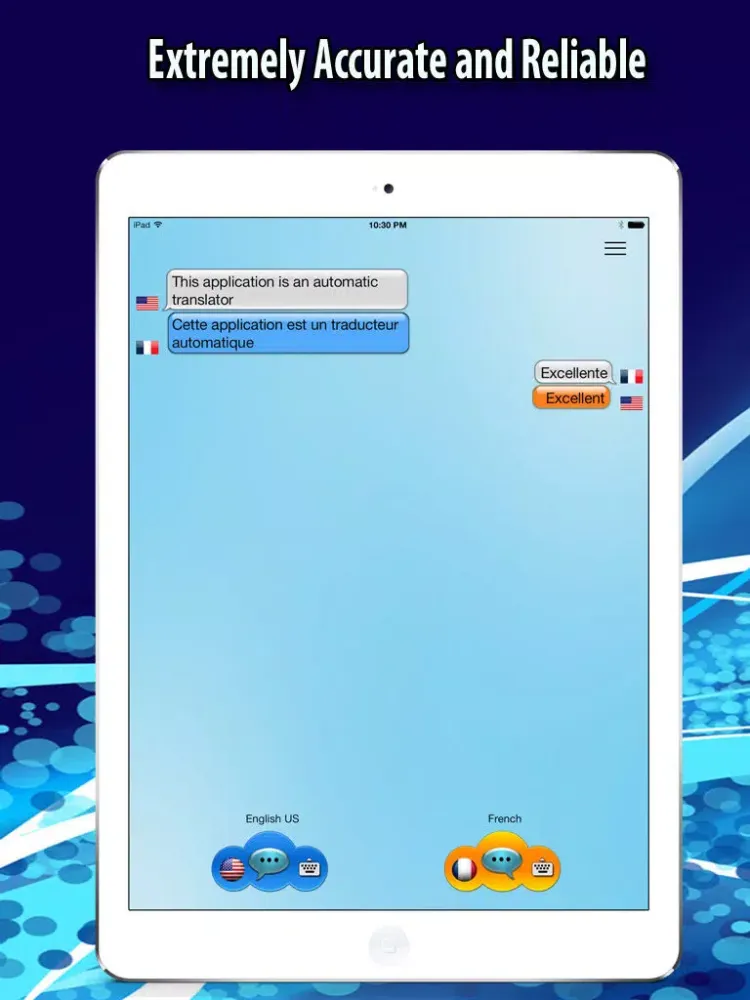 Captures d'écran de Voice Translator - On the Fly Translation iPad 