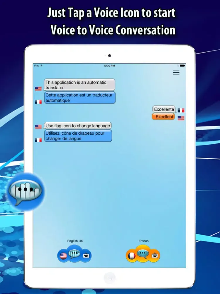 Captures d'écran de Voice Translator - On the Fly Translation iPad 