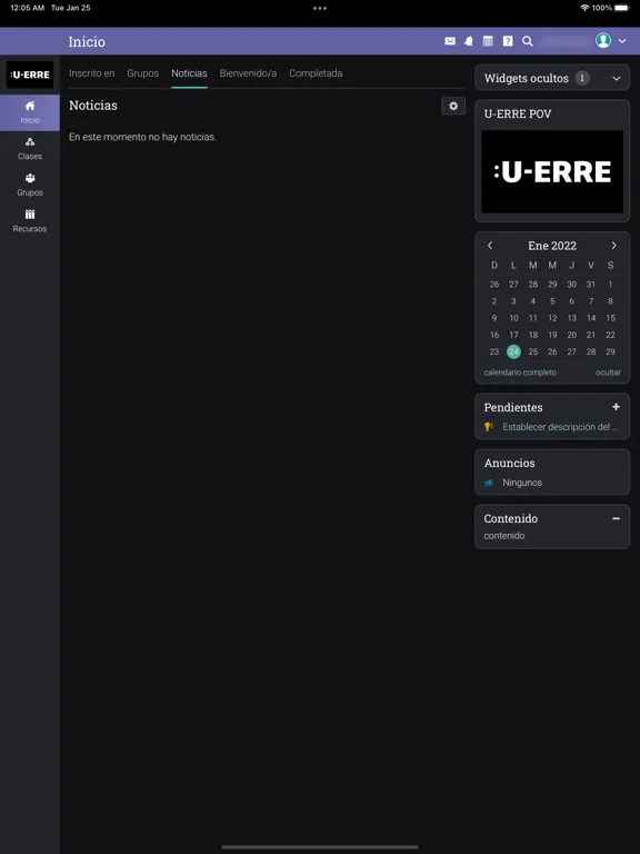 Скриншоты U-ERRE Mi Aula iPad 