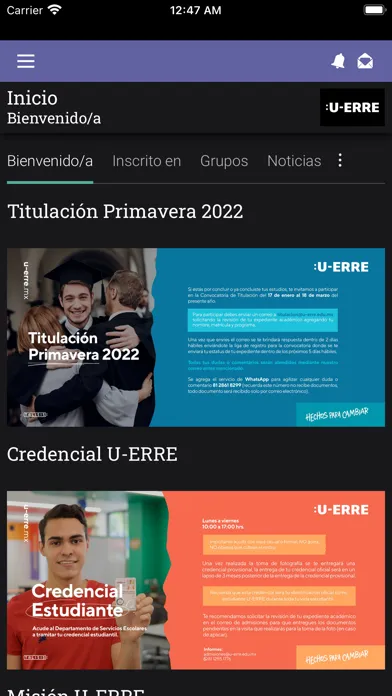 Скриншоты U-ERRE Mi Aula