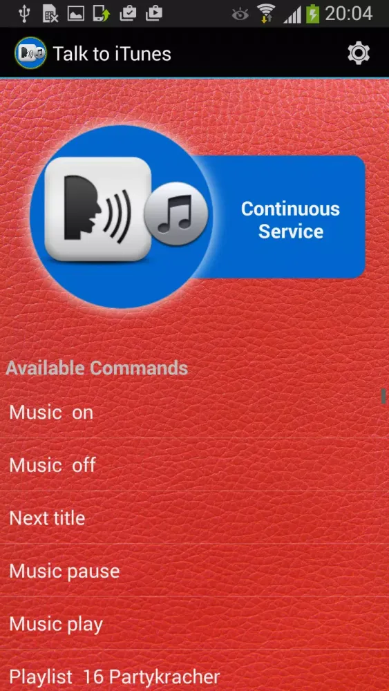 Captures d'écran de Talk to Music - iTunes speech