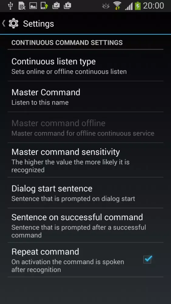 Captures d'écran de Talk to Music - iTunes speech
