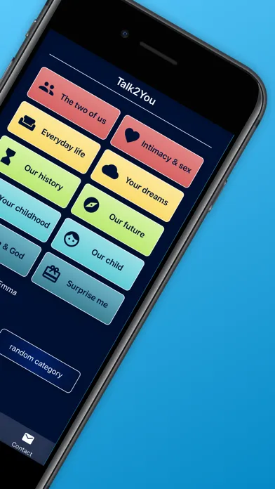 Talk2You Conversation Starters Screenshots