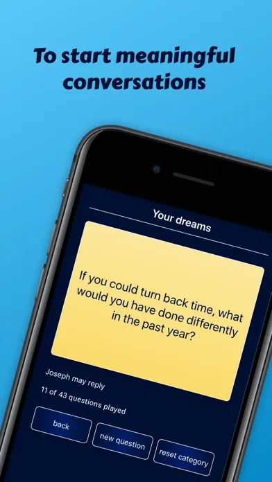 Talk2You Conversation Starters Screenshots