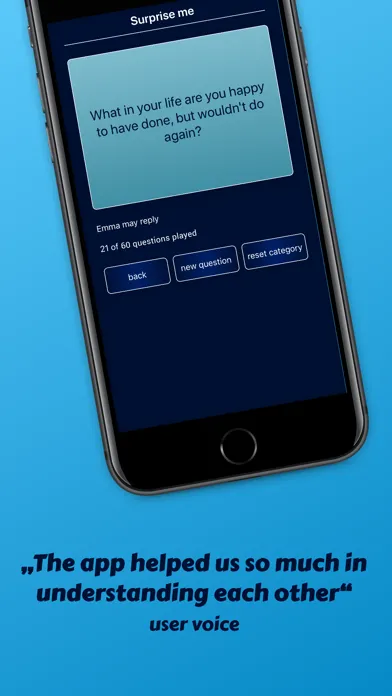Talk2You Conversation Starters Screenshots