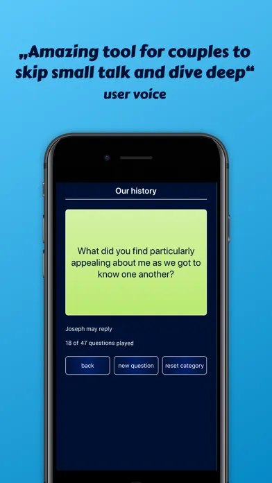 Talk2You Conversation Starters Screenshots