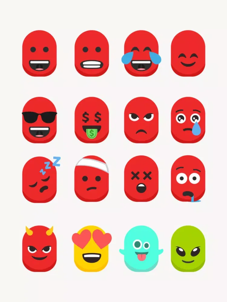 Captures d'écran de Pomidori Emoji Sticker Pack iPad 