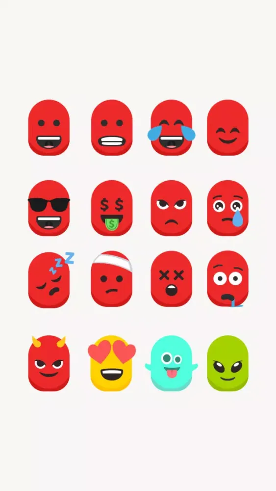 Captures d'écran de Pomidori Emoji Sticker Pack