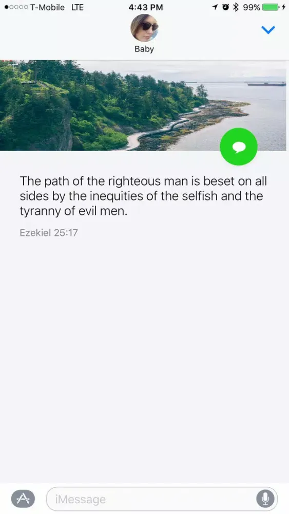 Скриншоты Daily Bible Verses for iMessage