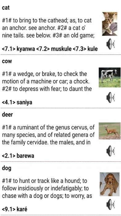 Zrzuty ekranu Speak - Write Hausa Language