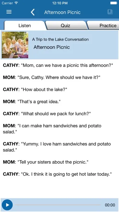 Speak English Conversation Screenshots