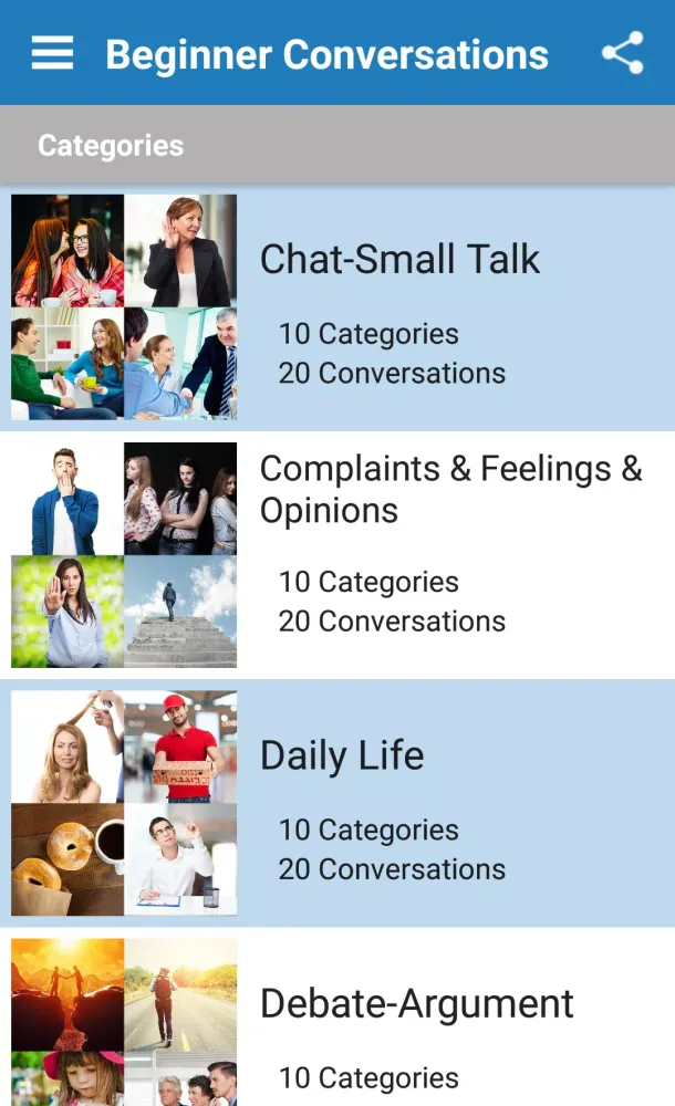 English Speaking Practice Screenshots