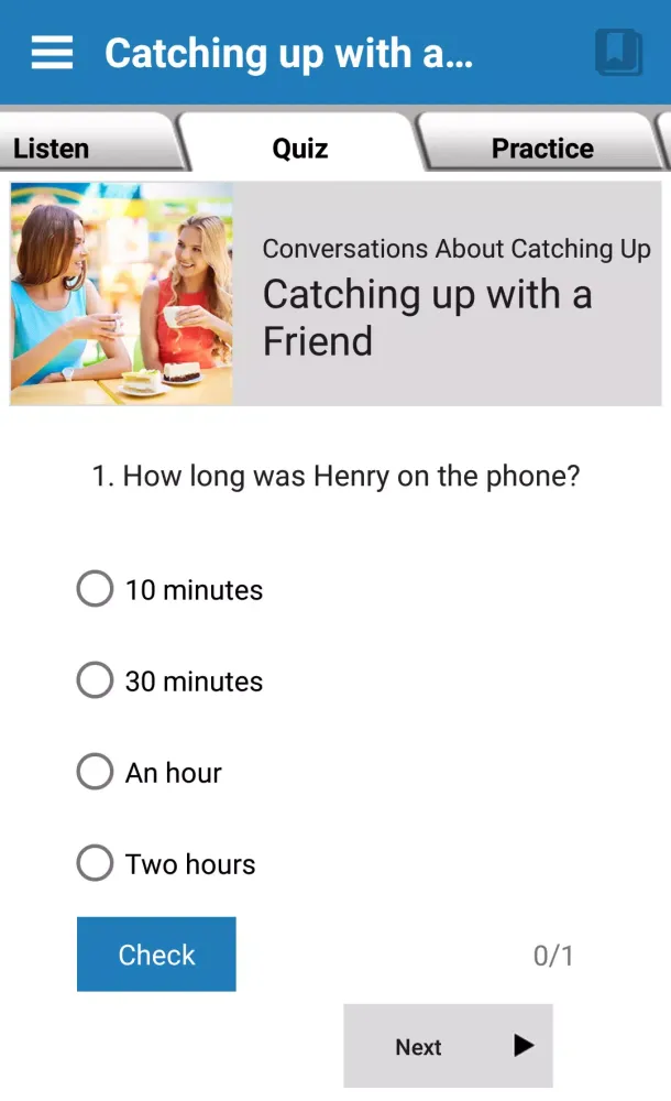 English Speaking Practice Screenshots