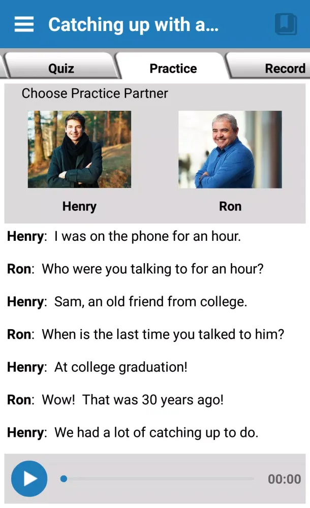 English Speaking Practice Screenshots