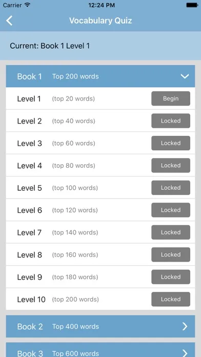 ภาพหน้าจอของ English Vocabulary 2000