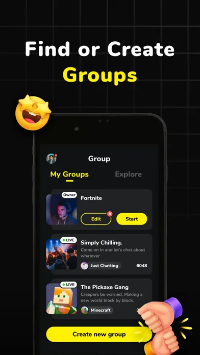 CastChat - Voice Chat & Match स्क्रीनशॉट