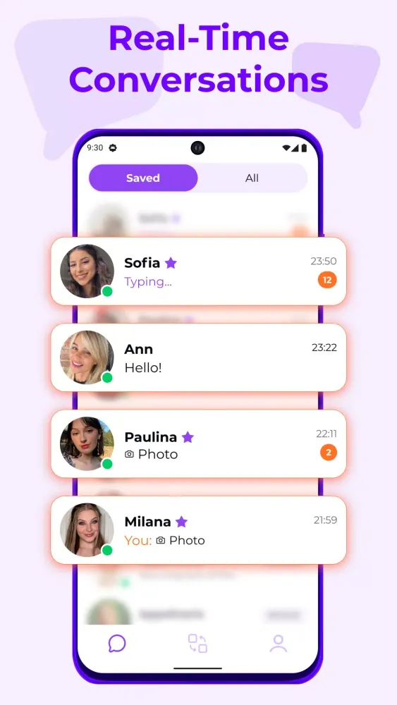 Chat Online: Talkie Live سکرین شاٹس