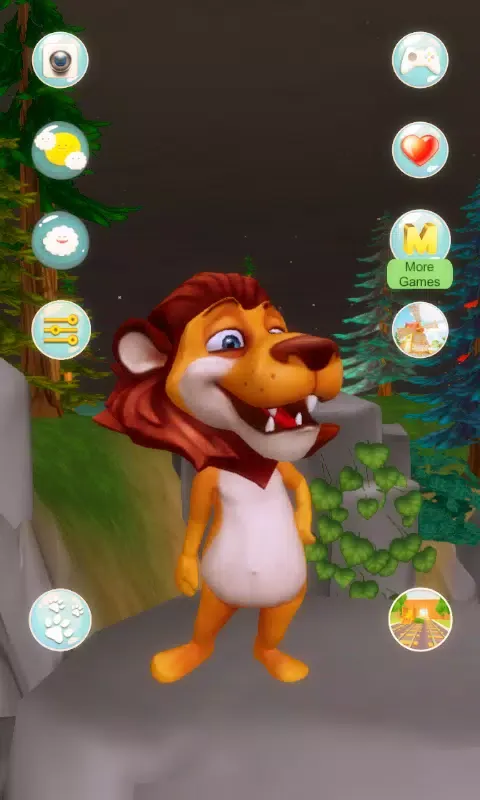 Zrzuty ekranu My Talking Lion