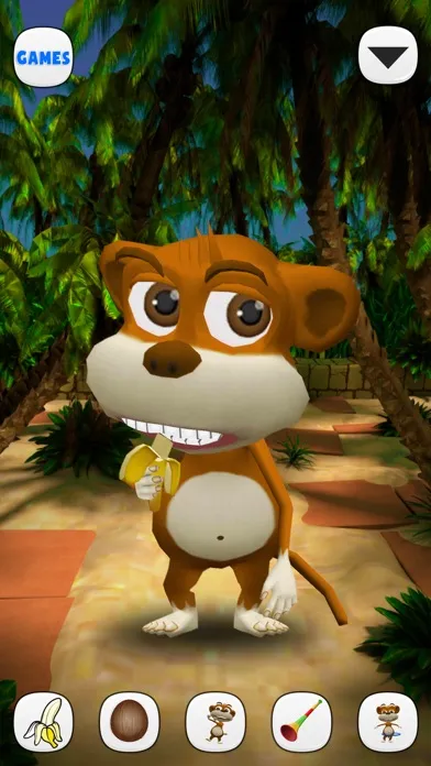 Tangkapan skrin Talking Monkey Chimpy